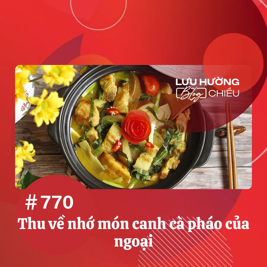 Thu về nhớ món canh cà pháo của ngoại